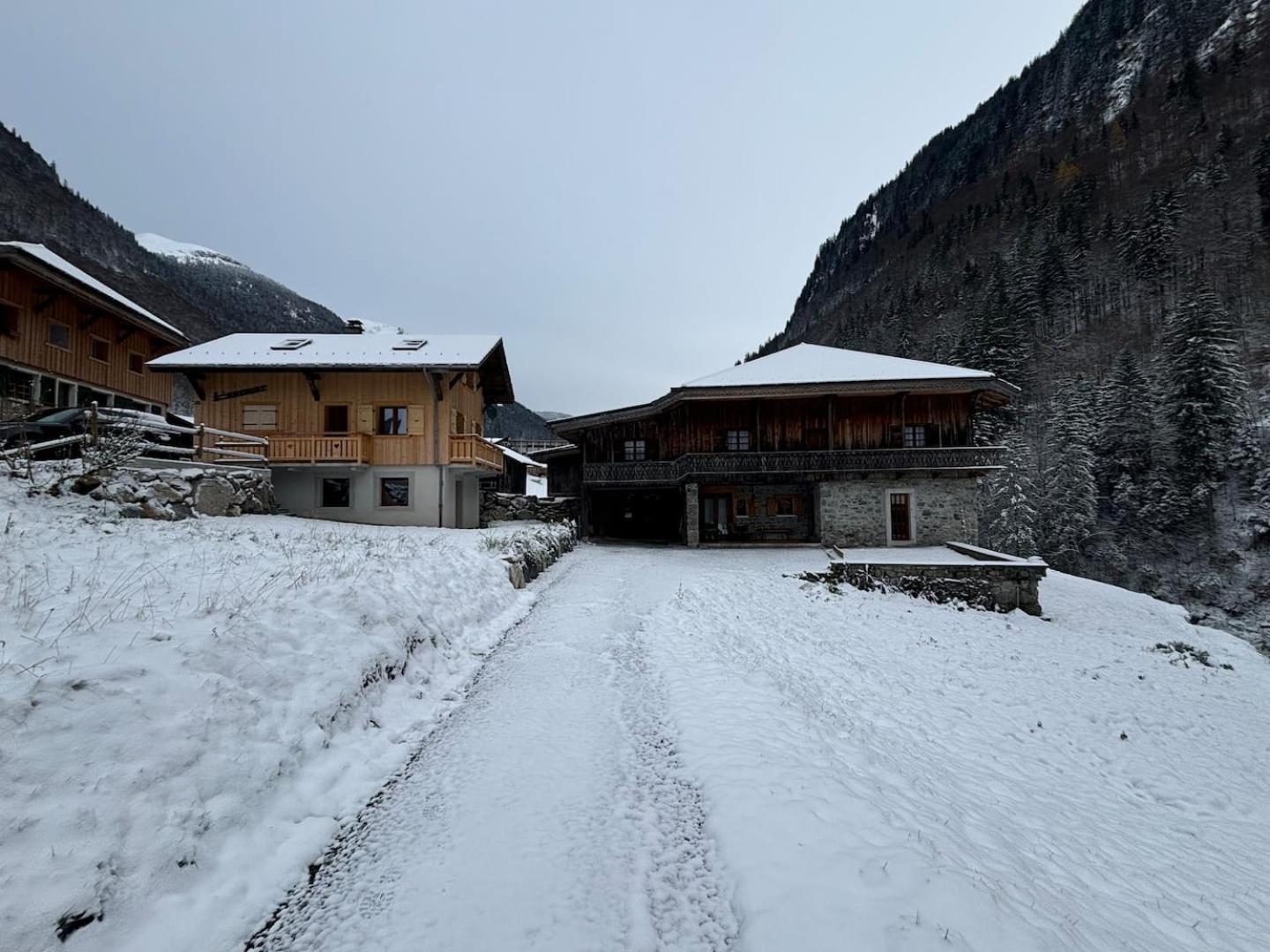 Chalet L'Aberiot Montriond Bagian luar foto